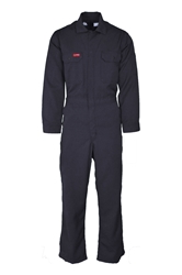 Lapco 6.5 oz. DH FR Deluxe 2.0 Coverall - Navy flame, resistant, retardant, contractor, welder