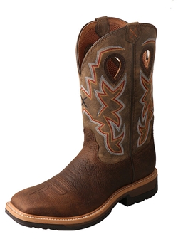 Twisted X Alloy Toe Lite Western Work Boot light, lightweight, pull, on