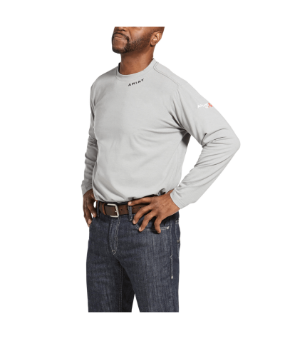 Ariat FR Baselayer T-Shirt - Silver Fox