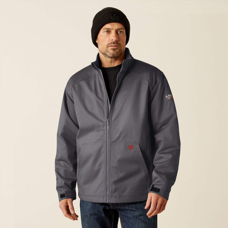 Ariat FR Basic Insulated Jacket | Iron Grey flame, resistant, retardant, frc