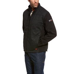 Ariat FR Cloud 9 Insulated Jacket in Black flame, resistant, retardant, frc