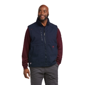 Ariat FR Duralight Stretch Canvas Vest - Navy
