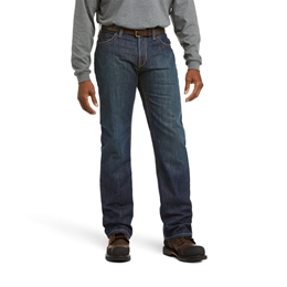 Ariat FR M4 Relaxed Basic Bootcut Jean - Shale Wash