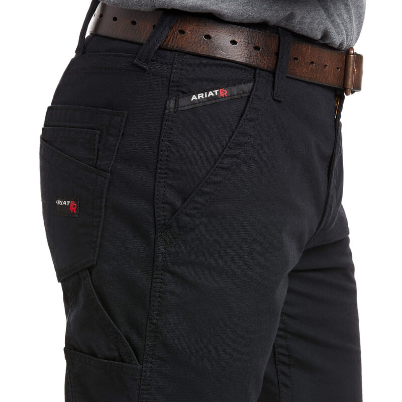 Ariat FR M4 Relaxed Workhorse Bootcut Pant in Black | 10023465