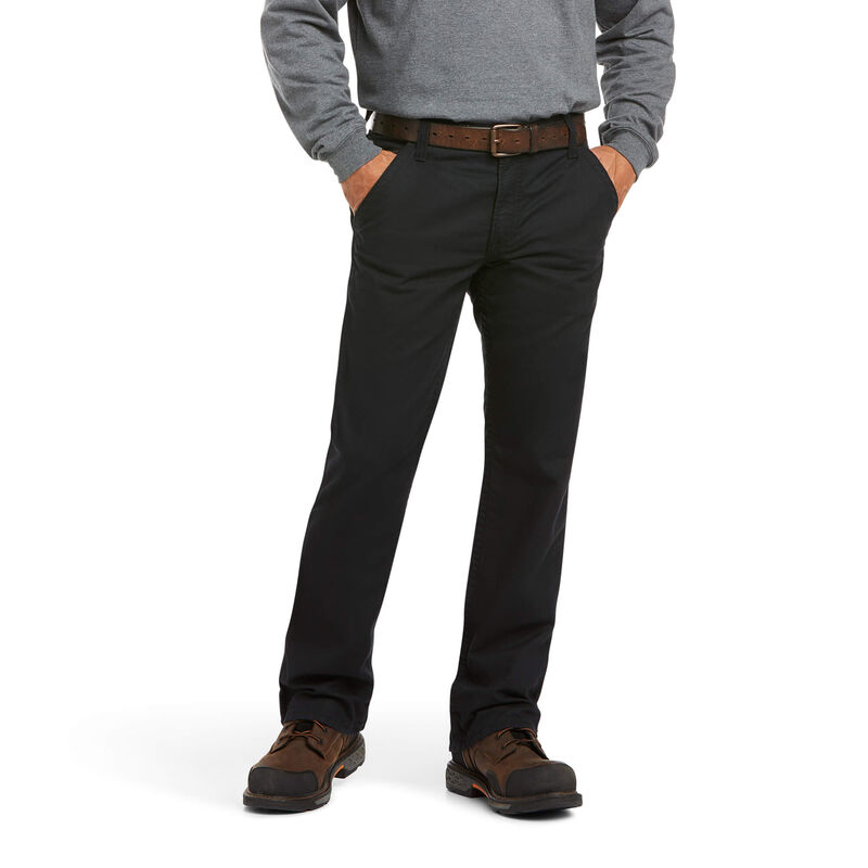 Ariat FR M4 Relaxed Workhorse Bootcut Pant | Black flame, resistant, retardant, work