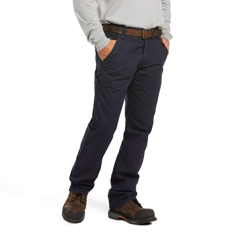 Ariat FR M4 Relaxed Workhorse Bootcut Pant - Navy flame, resistant, retardant, work, frc