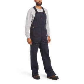 Ariat FR Men's Unlined Canvas Bib Overall - Navy