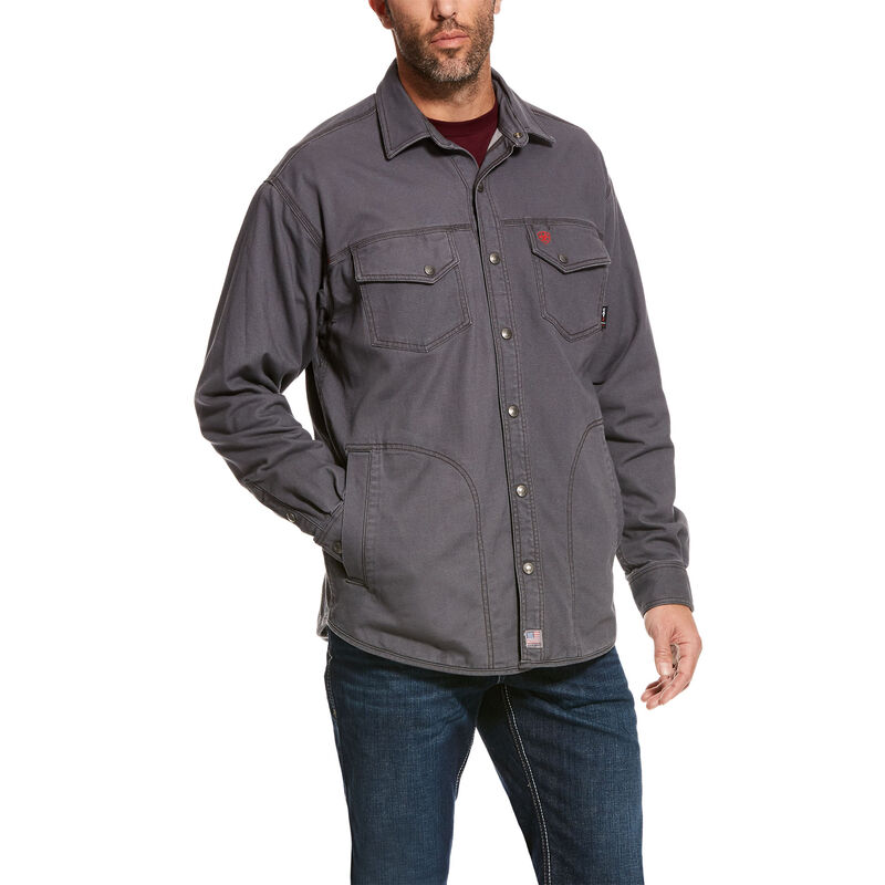 Ariat FR Rig Shirt Jacket - Iron Gray - 10027927