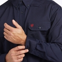 Ariat FR Solid Work Shirt - Navy - 10018816