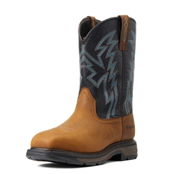 Ariat WorkHog XT BOA Carbon Toe Work Boot pull on, pull up, brown, cowboy, steel, toe, comp, safety, waterproof, western