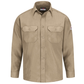 Bulwark FR 4.5 oz. Nomex Uniform Shirt - Tan