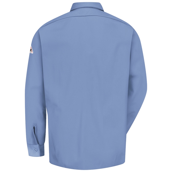 Bulwark FR 7 oz. Excel FR® Comfort Touch® Work Shirt - Light Blue - SLW2LB