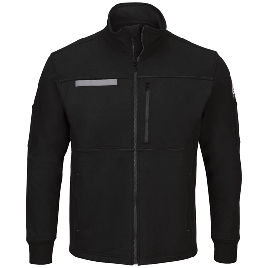Bulwark FR Full Zip Fleece Jacket - Black - SEZ2BK