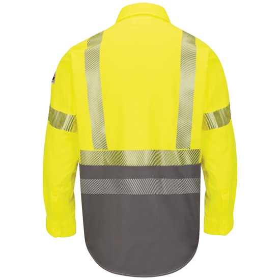 Bulwark FR Hi Visibility Color Block Uniform Shirt - Class 3 - SLB4HG