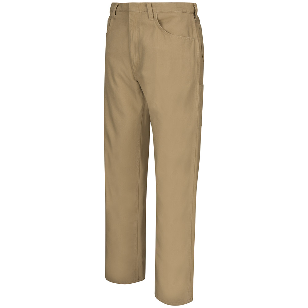 Bulwark FR Loose Fit Midweight Canvas Pant - Khaki flame, resistant, fire, arc, retardant, flash, tan, brown, khaki