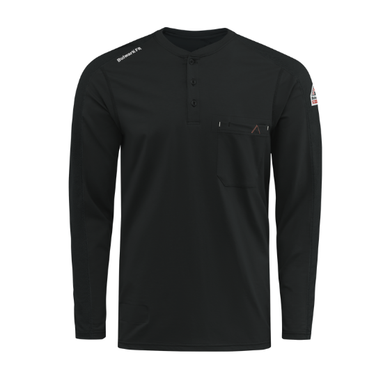 Bulwark FR Men's Flex Knit Henley - STL2