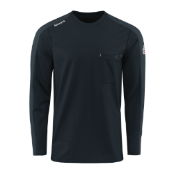 Bulwark FR Mens Flex Knit Tee fire, flame, resistant, retardant, arc, flash, mens, mens, tee, crew, neck, pocket, frc