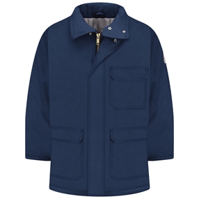 Bulwark FR Heavyweight Excel Comfortouch Insulated Deluxe Parka - Navy