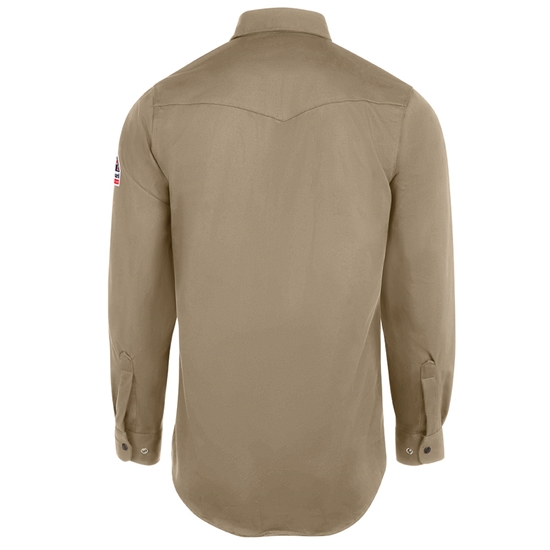 Bulwark FR Snap-Front Uniform Shirt - Tan - SES2TN