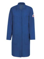 Bulwark FR Womens Royal Blue Nomex Lab Coat flame, resistant, retardant, arc, flash, fire, ladies, IIIA