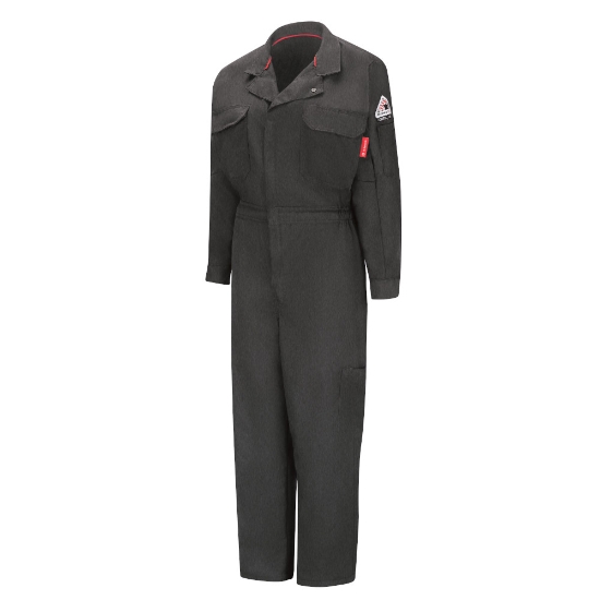 Bulwark FR Women's iQ Series Mobility Coverall - Dark Gray - QC21DG