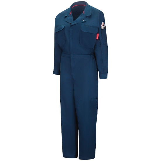 Bulwark FR Women's iQ Series Mobility Coverall - Navy - QC21NV