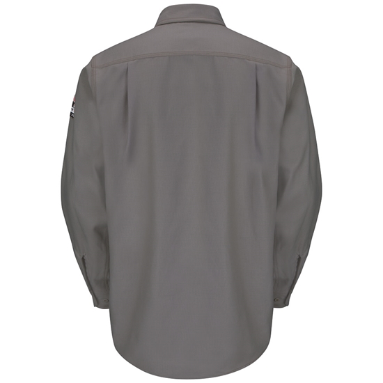 Bulwark FR iQ Series Endurance Uniform Shirt - Gray - QS42GY