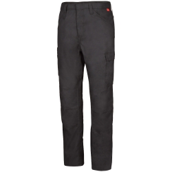 Bulwark FR iQ Series Lightweight Cargo Pant - Black flame, resistant, fire, arc, retardant, flash, uniform, work, cargo, utility, black, noir