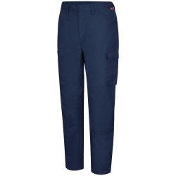 Bulwark FR iQ Series Lightweight Cargo Pant - Navy flame, resistant, fire, arc, retardant, flash, uniform, work, cargo, utility