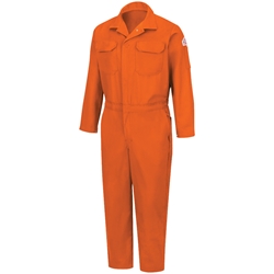 Bulwark Mens Deluxe FR Coverall - Orange flame, resistant, retardant, arc, flash, fires, ppe, cotton