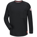 Bulwark iQ Series FR Long Sleeve T-Shirt - Black - QT32BK