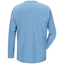 Bulwark iQ Series FR Long Sleeve T-Shirt - Blue - QT32BL