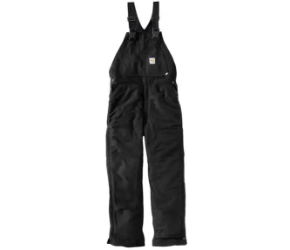 Carhartt FR Duck Bib Overall - Unlined | Black 