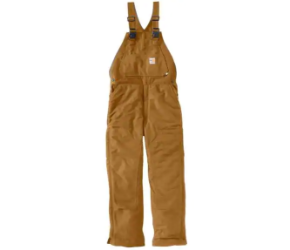 Carhartt FR Duck Bib Overall - Unlined | Carhartt Brown 
