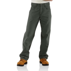 Carhartt FR Midweight Canvas Loose Fit Pant - Moss carhart, carhartt, flame, resistant, retardant, frc, men's, fire, pants, jean, green