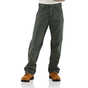 Carhartt FR Midweight Canvas Loose Fit Pant - Moss