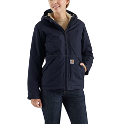 Carhartt Womens FR Full Swing Quick Duck Jacket - Dark Navy flame, resistant, retardant, work, ladies, frc