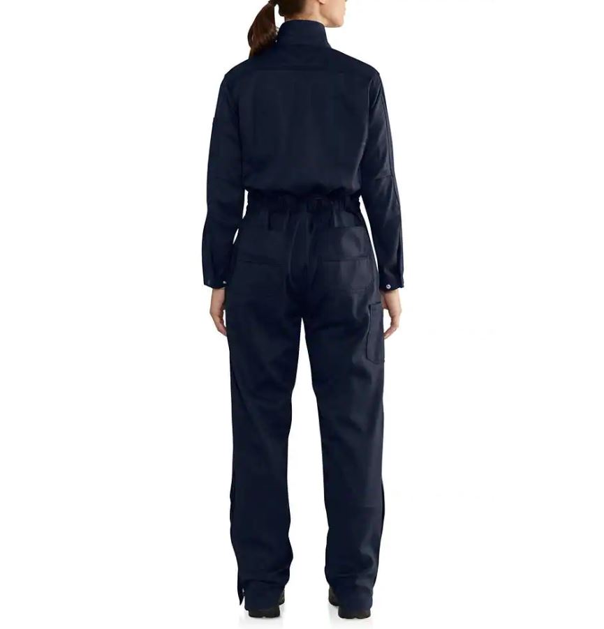Carhartt Women's FR Rugged Flex 7 oz. Coveralls - Dark Navy - 102450-410