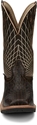 Justin Derrickman Composite Toe Work Boot - Brown Croc Print - SE4833
