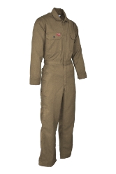 Lapco 6.5 oz. DH FR Deluxe 2.0 Coverall - Khaki flame, resistant, retardant, contractor, tan, welder