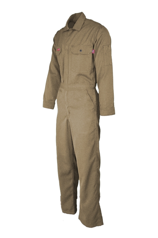 Lapco 6.5 oz. DH FR Deluxe 2.0 Coverall - Khaki - CVDHF6KH