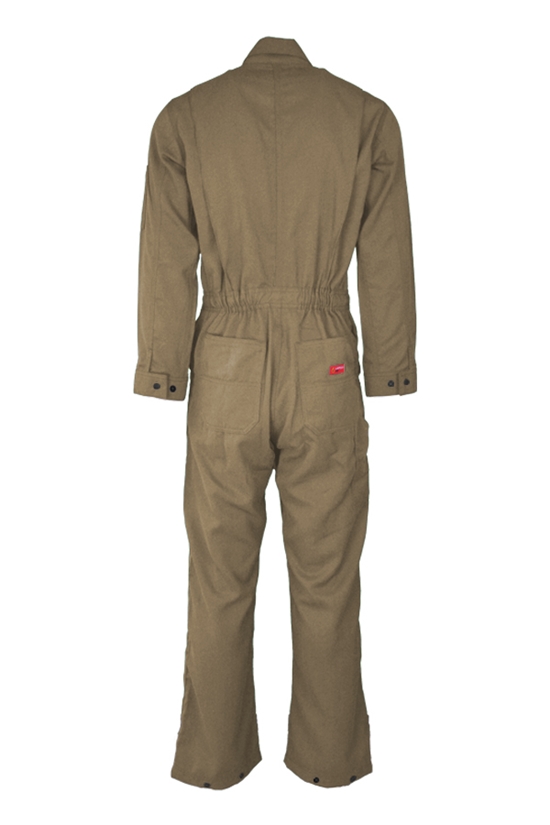 Lapco 6.5 oz. DH FR Deluxe 2.0 Coverall - Khaki - CVDHF6KH