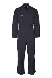 Lapco 6.5 oz. DH FR Deluxe 2.0 Coverall - Navy flame, resistant, retardant, contractor, welder