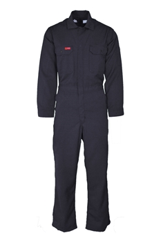 Lapco 6.5 oz. DH FR Deluxe 2.0 Coverall - Navy flame, resistant, retardant, contractor, welder