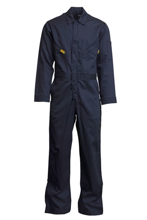 Lapco 6 oz. FR Deluxe Lightweight Coveralls - Navy