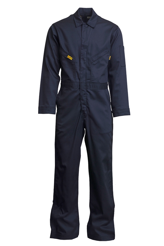 Lapco 6 oz. FR Deluxe Lightweight Coveralls - Navy - GOCD6NY
