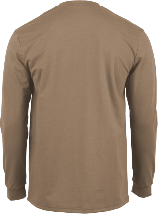 Lapco 6 oz. FR Henley Tee with Pocket - Khaki - FRT-HJE-6KH