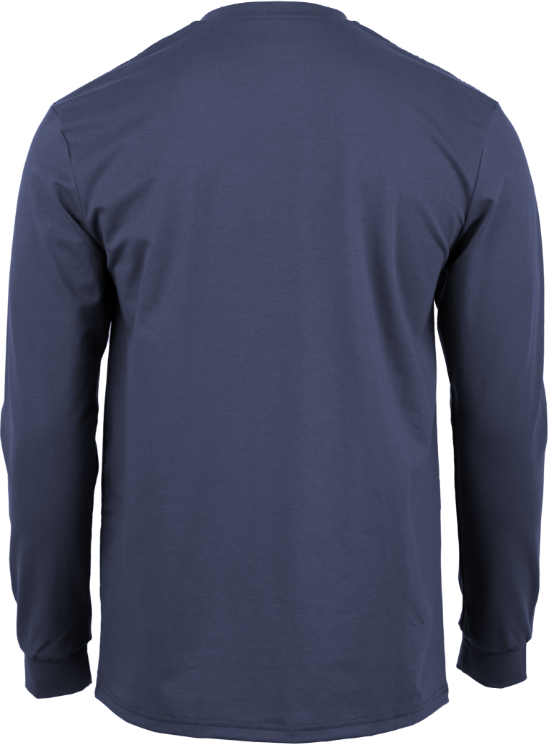 Lapco 6 oz. FR Henley Tee with Pocket - Navy - FRT-HJE-6NY