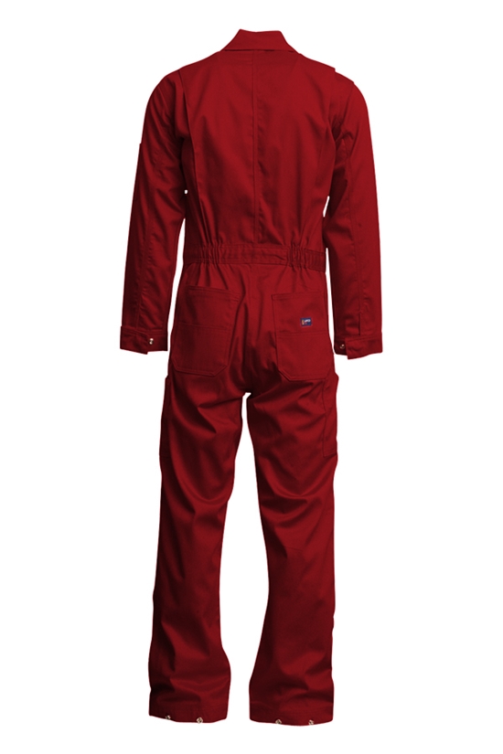 Lapco 7 oz. FR Deluxe Coverall - Red - CVFRD7RE