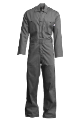 Lapco 7 oz. FR Economy Coverall - Gray flame, resistant, retardant, contractor, welder